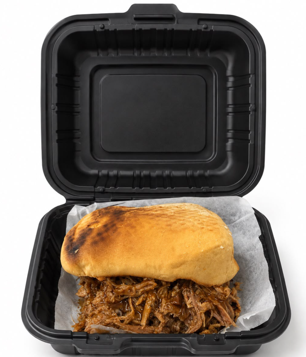 Mango Delight Pulled Pork Sandwich