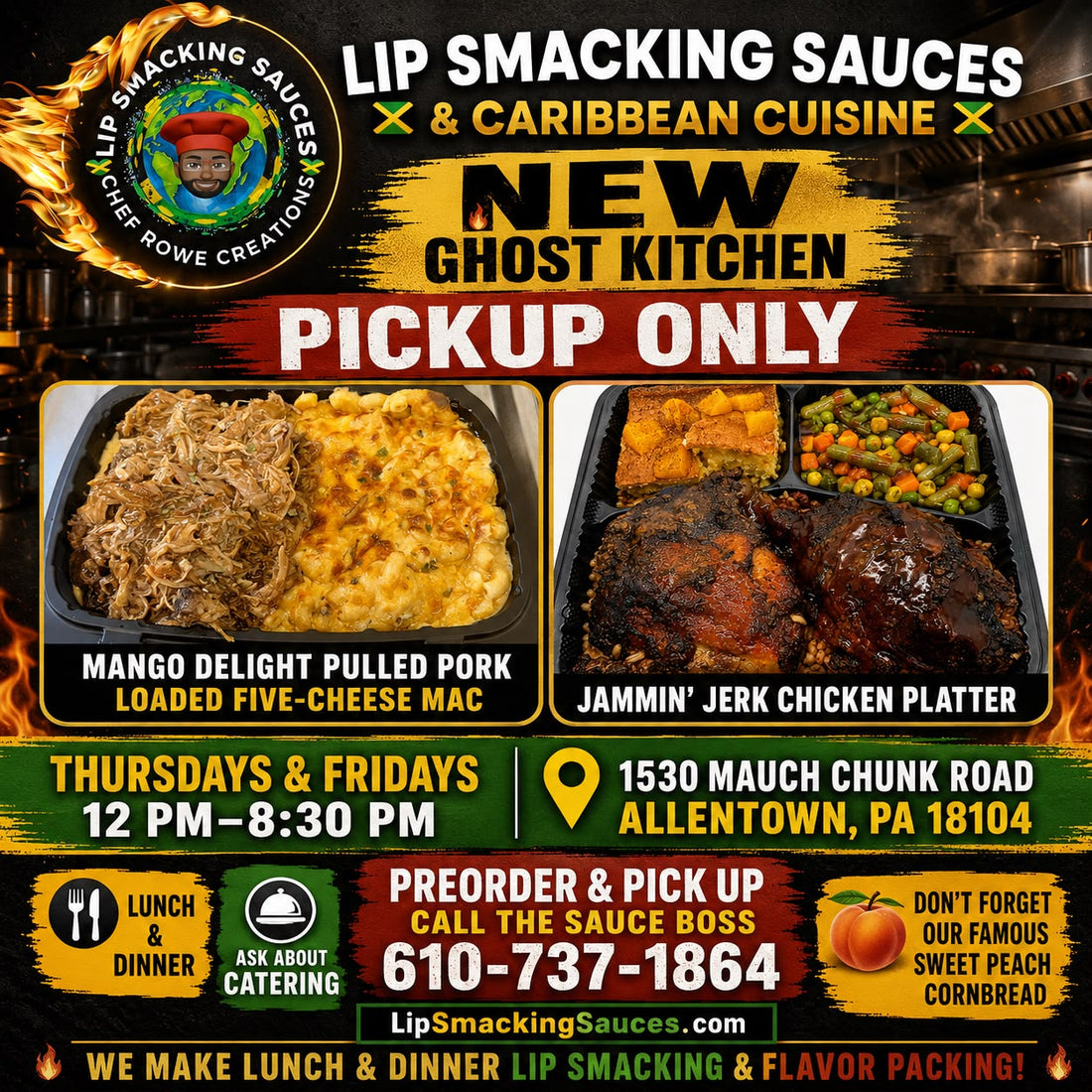 Lip Smacking Sauces & Caribbean Cuisine Ghost Kitchen