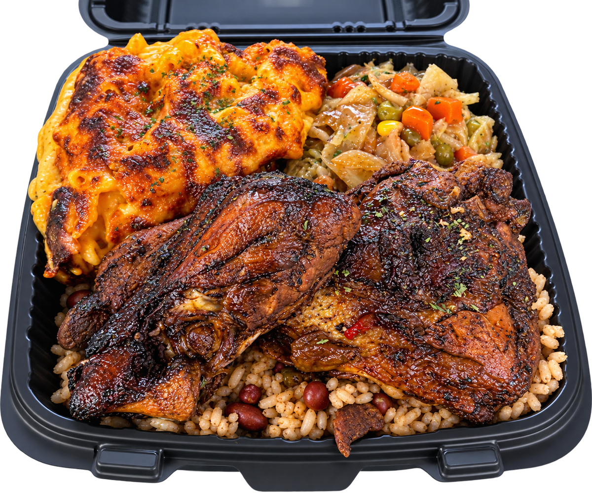 Loaded Jerk Chicken Dinner