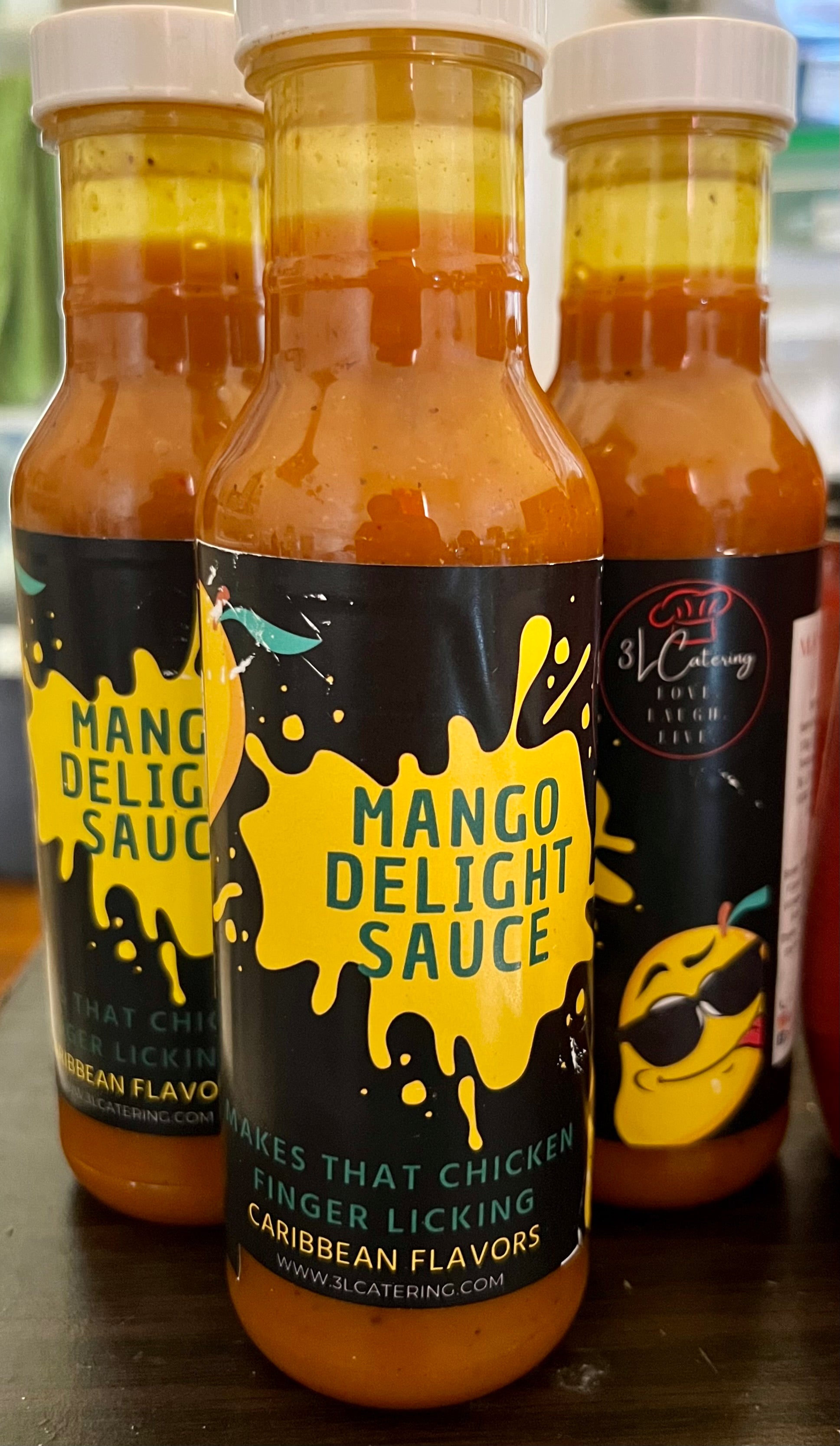 mango sauce recipe, Caribbean sauce for fish, Caribbean fusion sauces, Caribbean Jamaican sauce, Caribbean Mango dipping sauce, How to make Mango Delight sauce, Lip smacking sauces, Sweet tangy flavors, Sauce for fried foods. Sauces made with real fruit