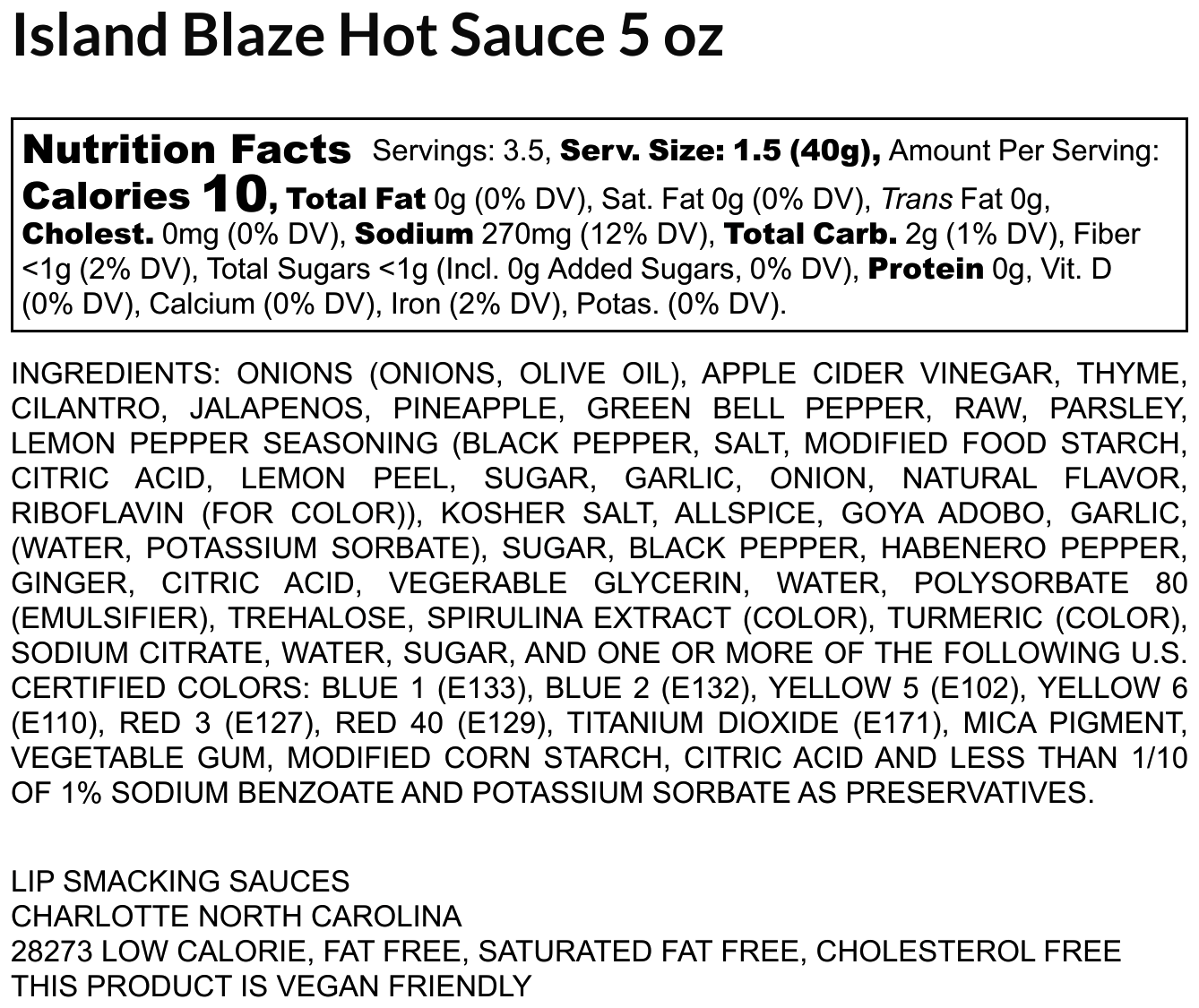 Island Blaze Hot Sauce 3 Pack